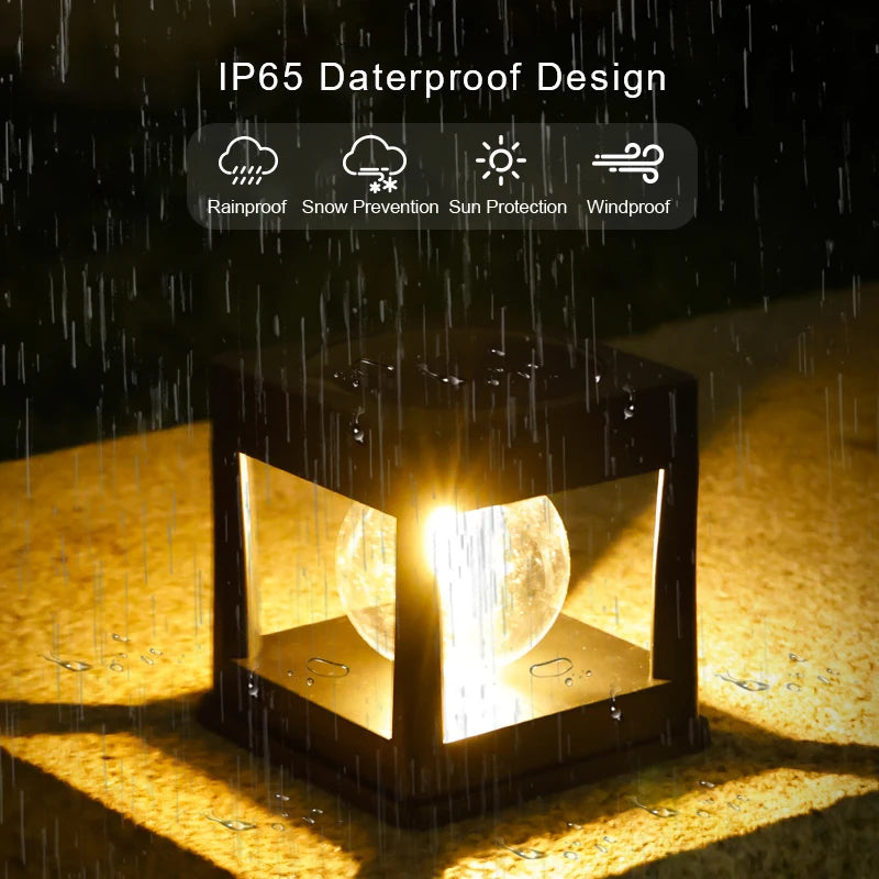Solar Buitenlamp – Multifunctionele LED Verlichting voor Paal, Trap & Tuin