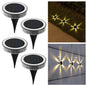 4-Pack Solar Grondlampen LED – Waterdichte Buitenverlichting voor Tuin & Pad