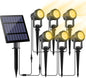 Solar LED Spotlight Buiten – 3000K / 6000K / RGB, IP65 Waterdichte Tuin- en Wandlamp