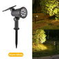 Solar Spotjes 9 LED – Verstelbare Tuinverlichting (Warm, Wit of RGB)