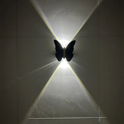 Solar Butterfly Wandlamp – Waterdichte Buitenlamp voor Schutting & Tuin