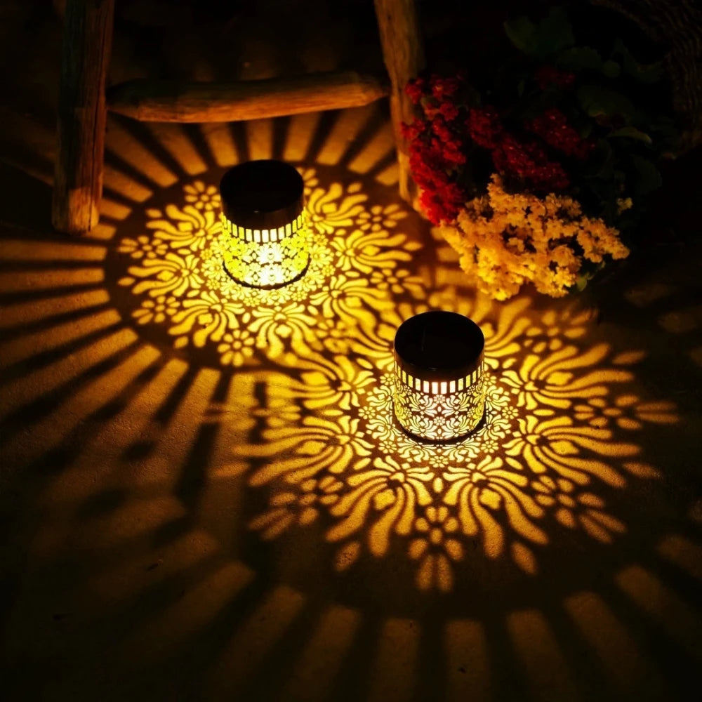 Solar Peony Wandlamp – Decoratieve LED Buitenverlichting voor Muur & Schutting