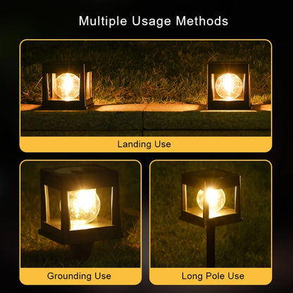 Solar Buitenlamp – Multifunctionele LED Verlichting voor Paal, Trap & Tuin