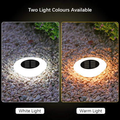 4x Solar Grondlampen 14 LED – Waterbestendige Tuinverlichting