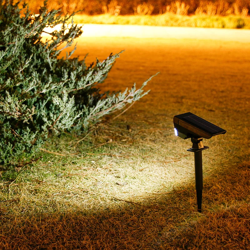 Solar Tuinspot 10 LED's – 2-in-1 Installatie (Grondpin & Wandmontage)
