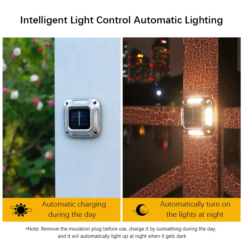 4-Pack Solar Grondlampen 8 LED – Waterdichte Tuinverlichting voor Oprit & Pad