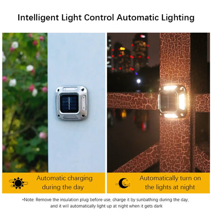4-Pack Solar Grondlampen 8 LED – Waterdichte Tuinverlichting voor Oprit & Pad
