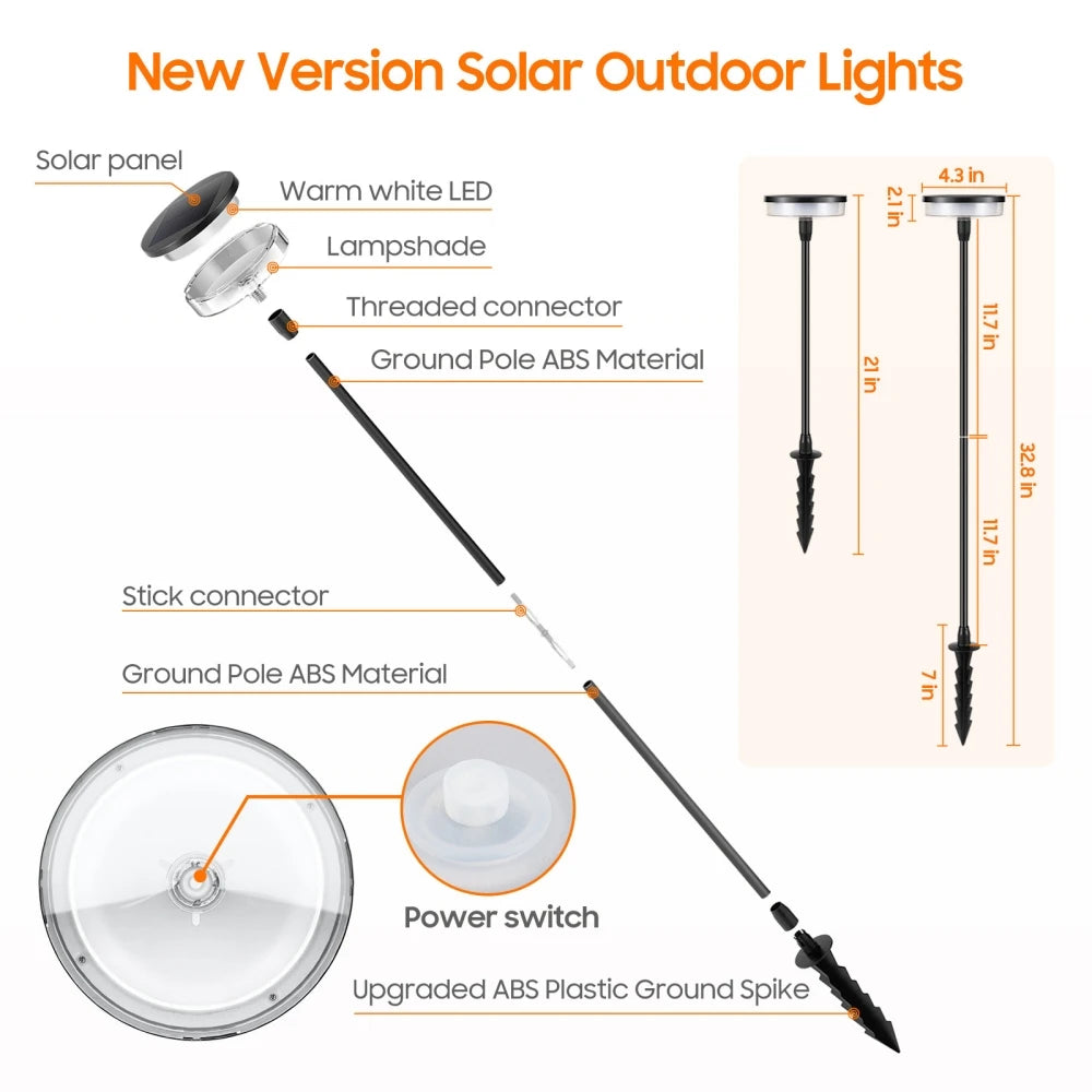 Bewegende Solar Tuinlampen – Firefly Sfeerverlichting voor Buiten