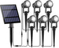 Solar LED Spotlight Buiten – 3000K / 6000K / RGB, IP65 Waterdichte Tuin- en Wandlamp