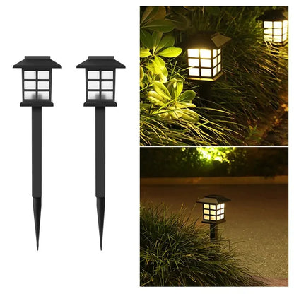 2 Stuks Solar Padverlichting – LED Buitenlampen voor Tuin & Pad
