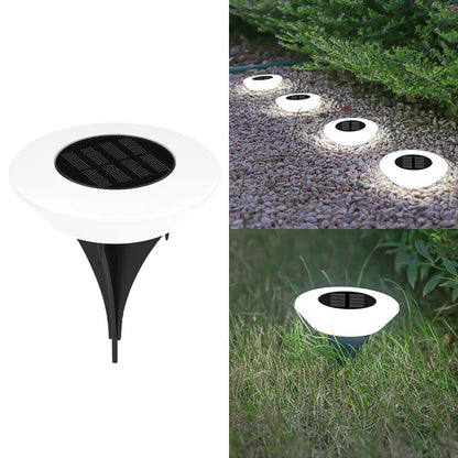 4x Solar Grondlampen 14 LED – Waterbestendige Tuinverlichting