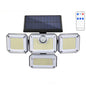 Solar Sensor veiligheids Wandlamp 333 LED – Met Geïntegreerd of Los Zonnepaneel (Flexibele Installatie)