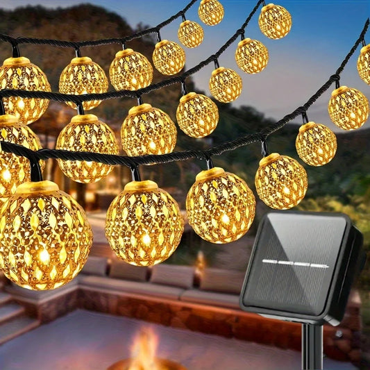 Solar Moroccan Lichtslinger 30/50 LED – Waterdichte Sfeerverlichting voor Tuin