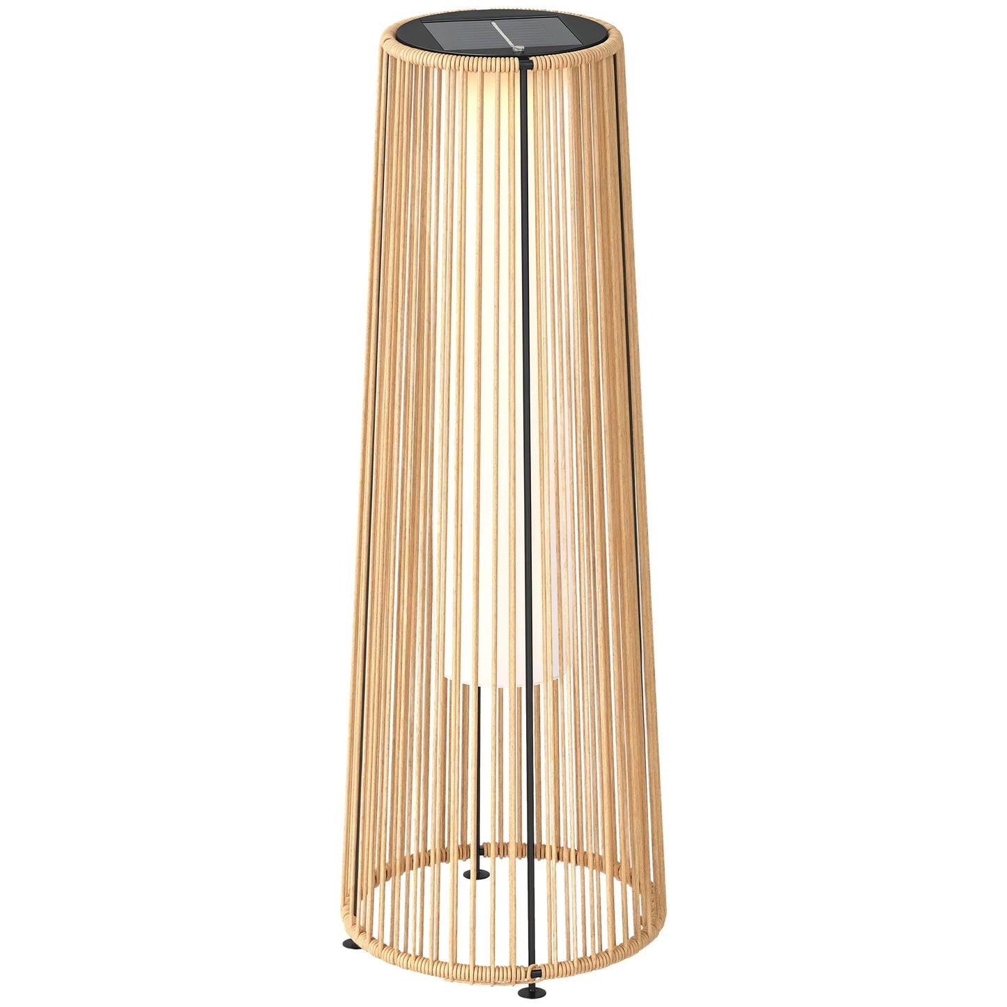 Solar Rattan Outdoor Lamp – Vloerlamp Tuinverlichting Automatisch