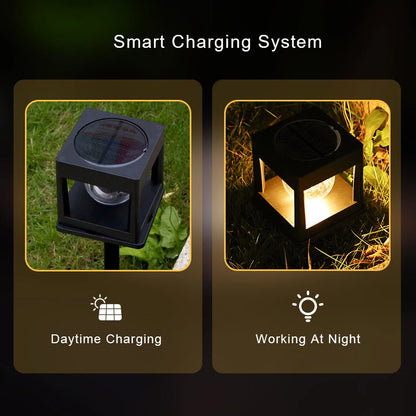 Solar Buitenlamp – Multifunctionele LED Verlichting voor Paal, Trap & Tuin