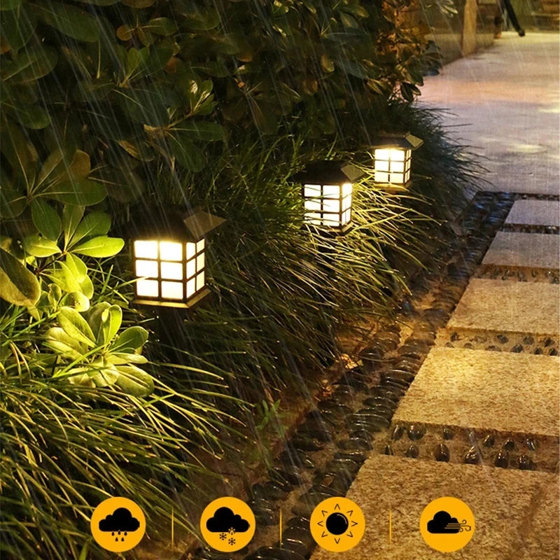 2 Stuks Solar Padverlichting – LED Buitenlampen voor Tuin & Pad