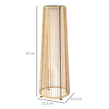 Solar Rattan Outdoor Lamp – Vloerlamp Tuinverlichting Automatisch