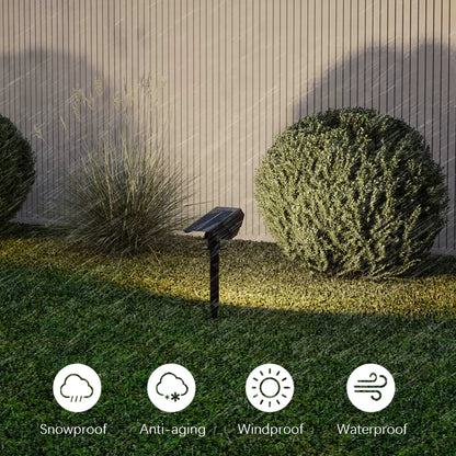 Solar Tuinspot 10 LED's – 2-in-1 Installatie (Grondpin & Wandmontage)