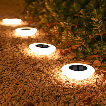 4x Solar Grondlampen 14 LED – Waterbestendige Tuinverlichting